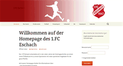 Desktop Screenshot of fc-eschach.de
